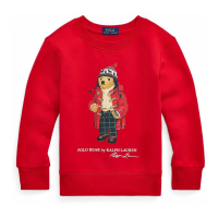 Ralph Lauren Kids 'Polo Bear Fleece Sweatshirt' für Kleinkind & Kleiner Junge