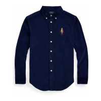 Ralph Lauren Kids 'Polo Bear Cotton Corduroy Shirt' für großes Jungen