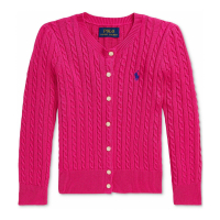 Ralph Lauren Kids 'Mini-Cable Cotton Cardigan' für kleinkind & kleine Mädchen