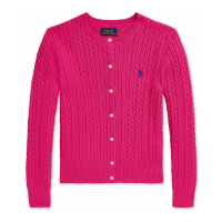 Ralph Lauren Kids 'Mini-Cable Cotton Cardigan' für große Mädchen