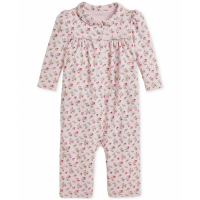 Ralph Lauren Kids 'Cotton Floral Coverall' für Baby Mädchen