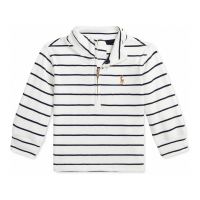 Ralph Lauren Kids 'Cotton Striped Sweatshirt' für Baby Mädchen