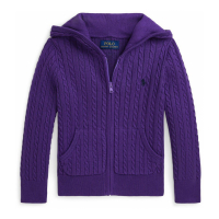 Ralph Lauren Kids 'Quilted Water Repellent Barn Jacket' für kleinkind & kleine Mädchen