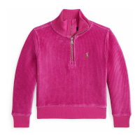 Ralph Lauren Kids 'Corduroy Pullover' für kleinkind & kleine Mädchen