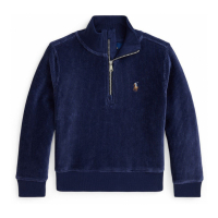 Ralph Lauren Kids 'Corduroy Pullover' für kleinkind & kleine Mädchen