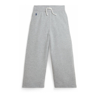 Ralph Lauren Kids 'Fleece Wide Leg Sweatpant' für kleinkind & kleine Mädchen