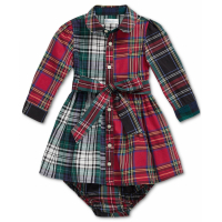 Ralph Lauren Kids 'Cotton Plaid Dress' für Baby Mädchen