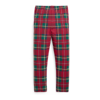 Ralph Lauren Kids 'Plaid Stretch Jersey Legging Pant' für kleinkind & kleine Mädchen