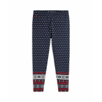 Ralph Lauren Kids 'Fair Isle Stretch Jersey Legging Pant' für große Mädchen