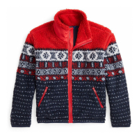 Ralph Lauren Kids 'Fair Isle Teddy Fleece Sweatshirt' für große Mädchen