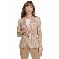 Tommy Hilfiger 'Check-Print Long-Sleeve' Klassischer Blazer für Damen