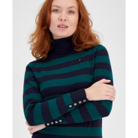 Tommy Hilfiger Pull à col roulé 'Rugby Stripe Stella' pour Femmes