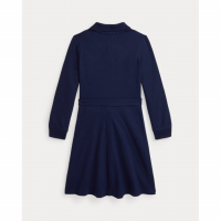 Ralph Lauren Kids 'Belt Stretch Mesh Polo Dress' für kleinkind & kleine Mädchen