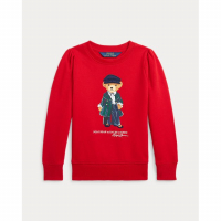 Ralph Lauren Kids 'Polo Bear Fleece Sweatshirt' für kleinkind & kleine Mädchen