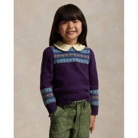 Ralph Lauren Kids 'Fair Isle Wool-Blend Sweater' für kleinkind & kleine Mädchen