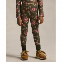 Ralph Lauren Kids 'Floral Performance Jersey Legging' für kleinkind & kleine Mädchen