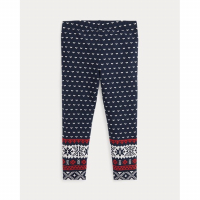 Ralph Lauren Kids 'Fair Isle Stretch Jersey Legging' für kleinkind & kleine Mädchen