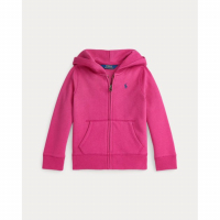 Ralph Lauren Kids 'Fleece Full-Zip Hoodie' für kleinkind & kleine Mädchen