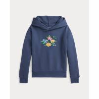 Ralph Lauren Kids 'Embroidered Fleece Hoodie' für große Mädchen