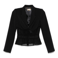 Elisabetta Franchi 'Panelled Tulle' Klassischer Blazer für Damen