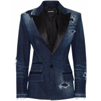 Dsquared2 'Distressed Denim' Klassischer Blazer für Damen