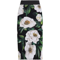 Dolce&Gabbana Women's 'Floral-Print' Midi Skirt