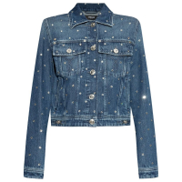 Versace 'Shimmering-Appliques' Jeansjacke für Damen