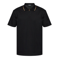 Versace Men's 'Stripe-Detail' Polo Shirt