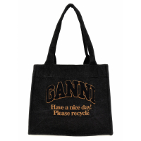 Ganni 'Large Easy Shopper Denim' Tote Handtasche für Damen