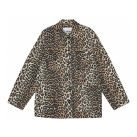 Ganni 'Leopard-Print' Überhemd für Damen