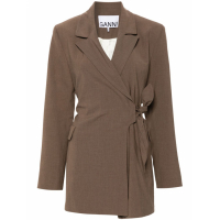 Ganni 'Knot-Belt Wrap' Klassischer Blazer für Damen