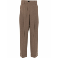 Ganni 'Pleated Tapered' Hose für Damen