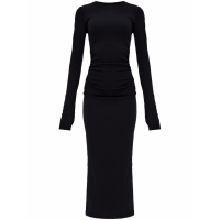 Ganni 'Logo-Patch' Maxi Kleid für Damen