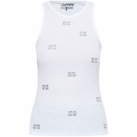 Ganni Women's 'Rhinestone-Embellished' Tank Top