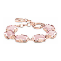 Thomas Sabo Women's 'Large Pink Stones' Bracelet