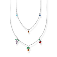 Thomas Sabo Women's 'Double Chain Colorful Fruits' Necklace