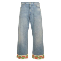 Valentino 'Jacquard Hem' Jeans für Herren