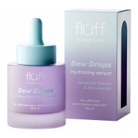 Fluff 'Dew Drops - Hydrating With Amethyst And Niacinamide' Gesichtsserum - 30 ml