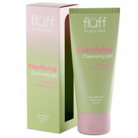 Fluff 'Clarifyng Gel - With Green Clay And Glycolic Acid' Reinigungsgel - 100 ml