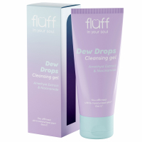 Fluff 'Dew Drops - With Amethyst And Niacinamide' Reinigungsgel - 100 ml