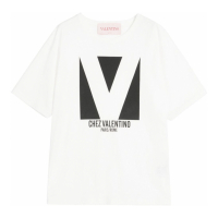 Valentino Women's 'Chez Valentino-Print' T-Shirt