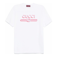 Gucci Women's 'Printed Cotton' T-Shirt