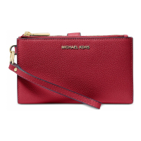 Michael Kors 'Adele Double-Zip Pebble Leather Phone Wristlet' Portemonnaie für Damen