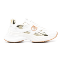 Pinko Women's 'Logo-Patch Mirror-Detailed' Sneakers