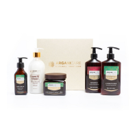 Arganicare Coffret Nutrition Extrême À L’Huile De Coco – Cheveux Très Secs, Frisés, Afros - 5 Pièces