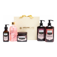 Arganicare Coffret Brillance Ultime À La Protéine De Soie – Tous Types De Cheveux - 5 Pièces