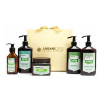 Arganicare Coffret Revitalisant À L’Aloe Vera – Racines Grasses Pointes Sèches - 5 Pièces