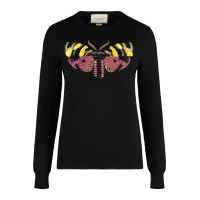 Gucci Pull 'Embroidered Crewneck' pour Femmes