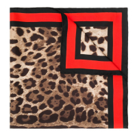 Dolce&Gabbana Women's 'Leopard Twill' Scarf