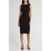 Calvin Klein Robe fourreau 'Shoulder Bow Sleeveless' pour Femmes